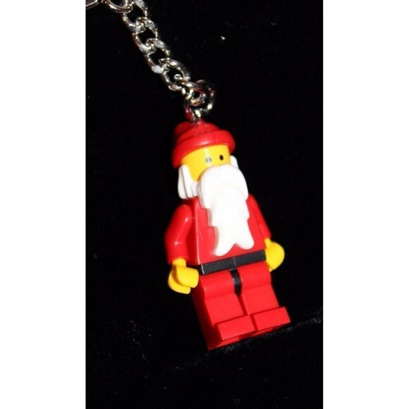 Lego Minifig Keychain Backpack Bag Charm 850150 Holiday Christmas Santa New NWT - Picture 5 of 6